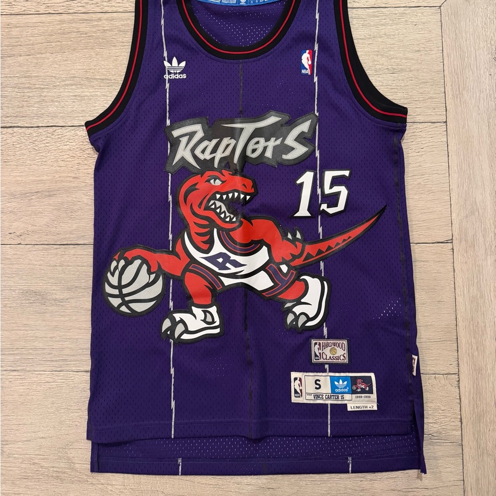 Adidas Vince Carter (#15) Toronto Raptors Hardwood Classics Jersey